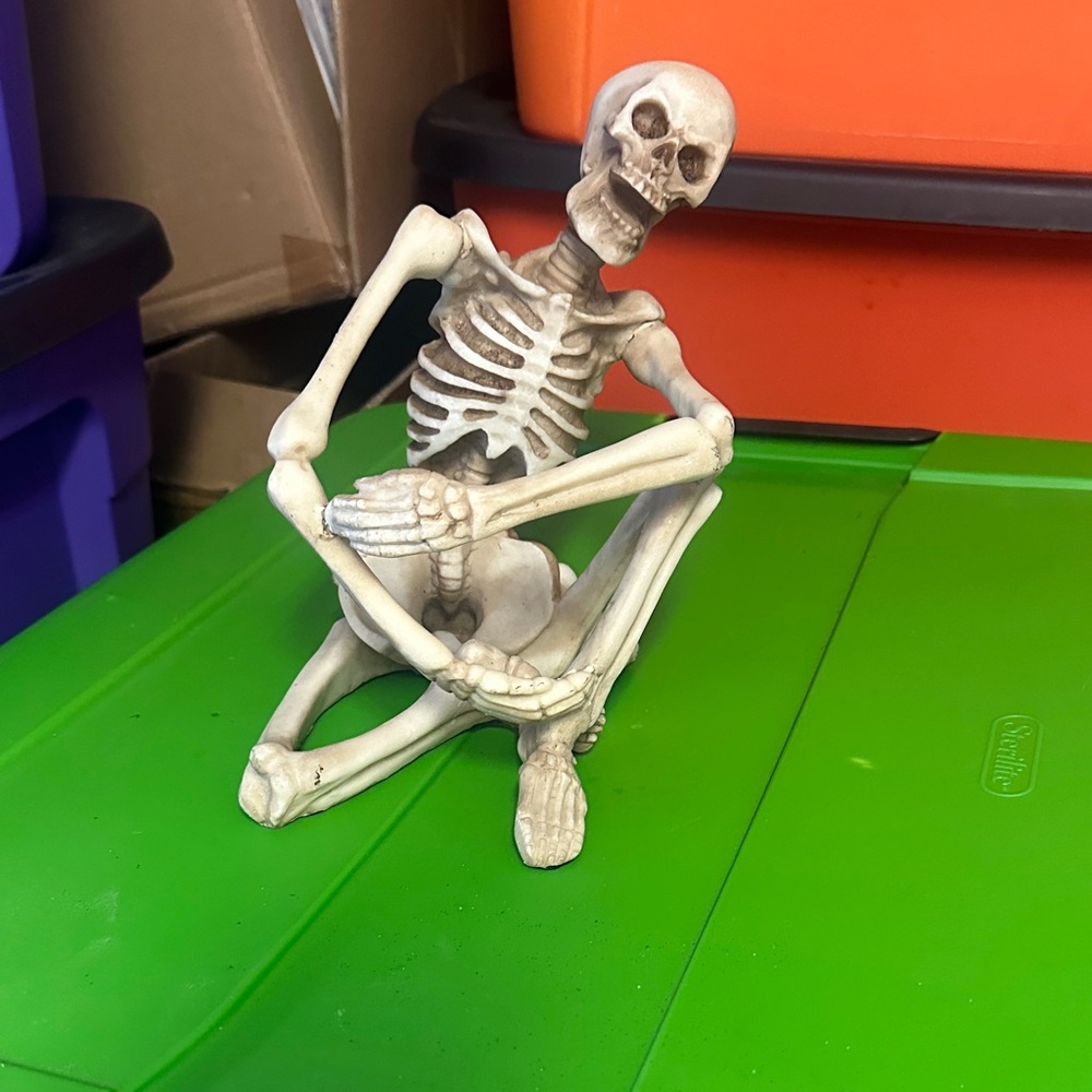Michaels Skeleton Figurine - White